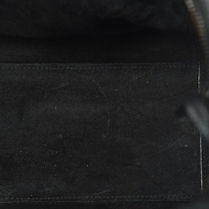 Saint Laurent Grained Calfskin Small Cabas Rive Gauche Black 12 of 14