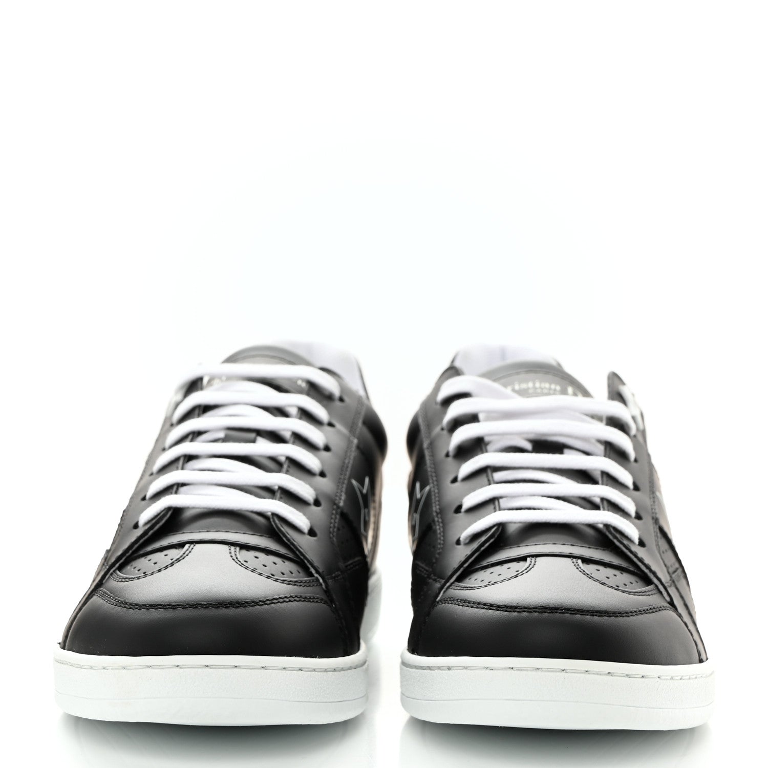 Christian Dior Calfskin Dior Star Ors Low Top Sneakers 39.5 Black 2 of 9