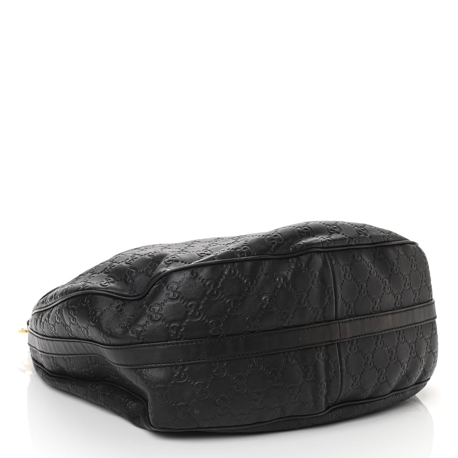 Gucci Guccissima Large GG Twins Hobo Black 4 of 11