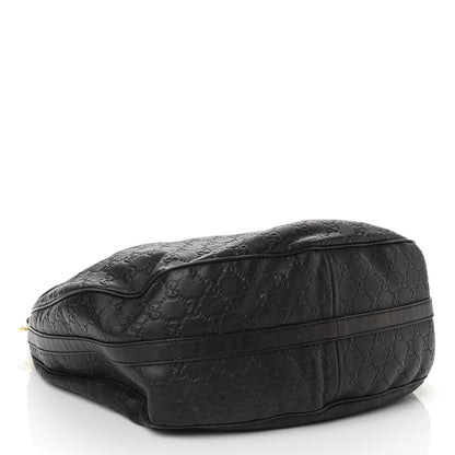 Gucci Guccissima Large GG Twins Hobo Black 4 of 11