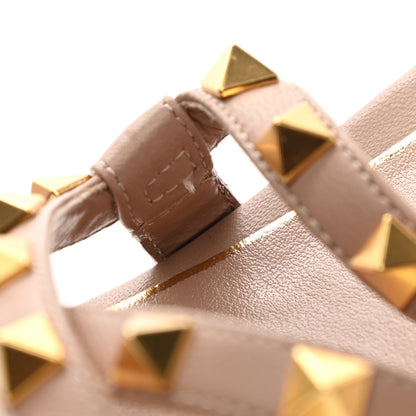 Valentino Garavani Nappa Rockstud Flair Ankle Wrap 45mm Sandals 40 Rose Cannelle 9 of 10