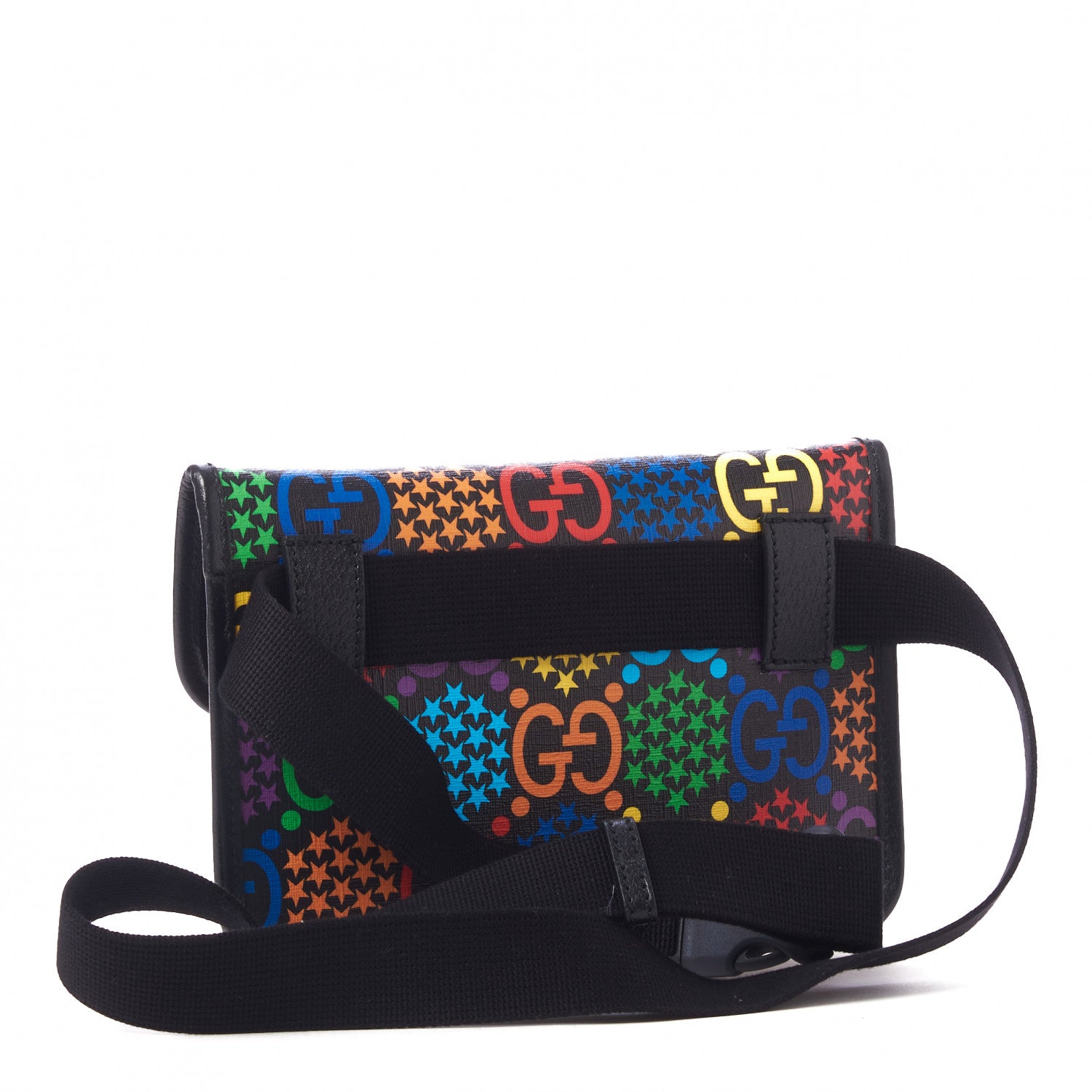 Gucci GG Supreme Monogram Psychedelic Slim Belt Bag Black 3 of 10