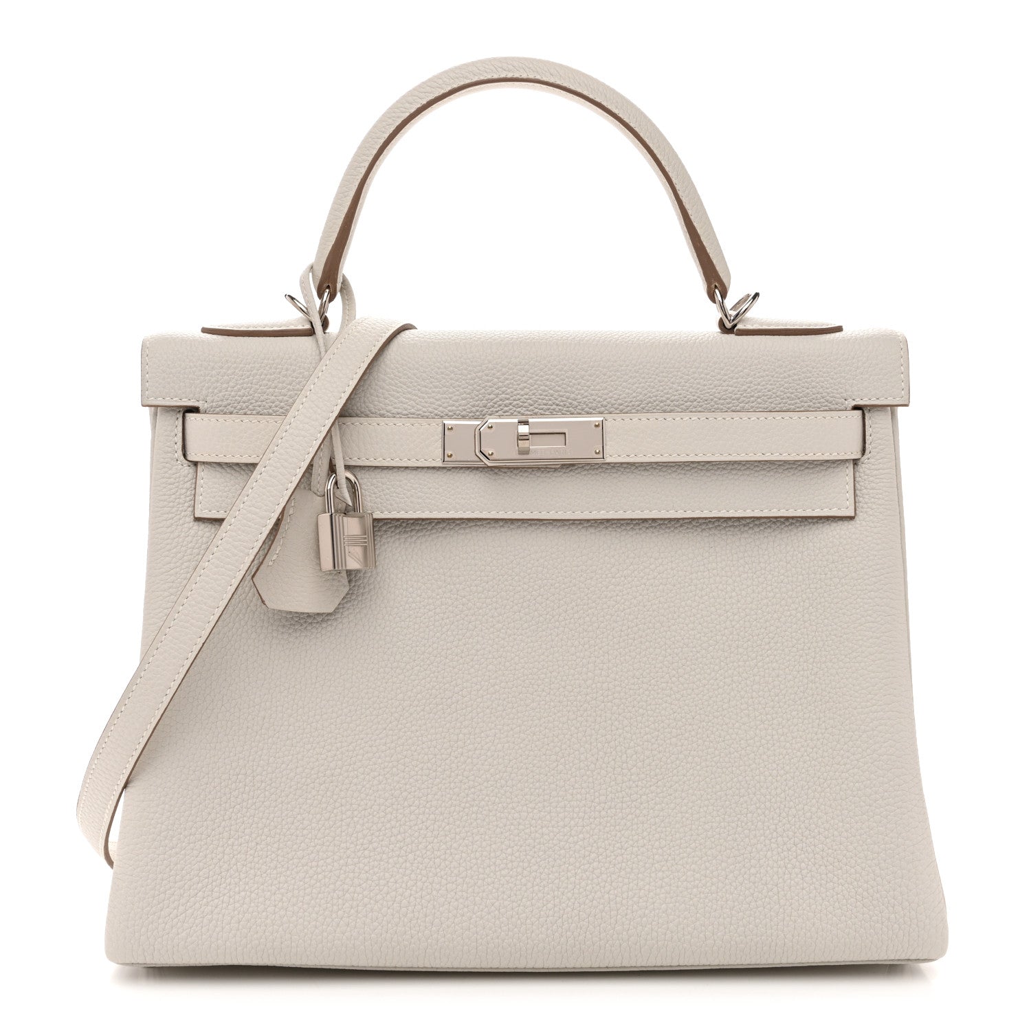 Hermes Togo Kelly Retourne 32 Gris Pale 1 of 13