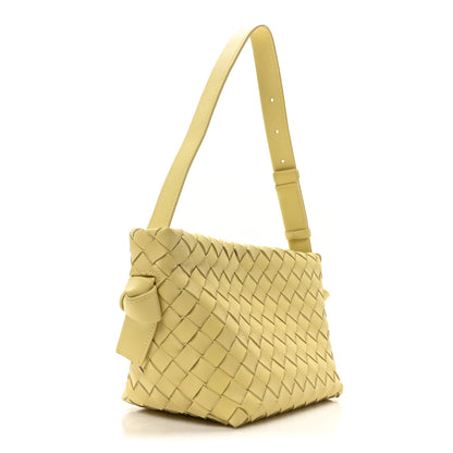 Bottega Veneta Nappa Intrecciato Tie Shoulder Bag Ice Cream 3 of 9