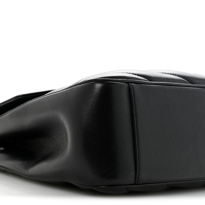 Saint Laurent Lambskin Quilted Monogram Large Loulou Black 10 of 15
