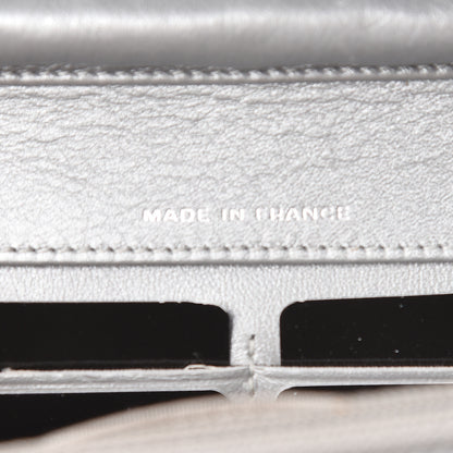 Chanel Patent Strass Wallet On Chain WOC Silver 7 of 12