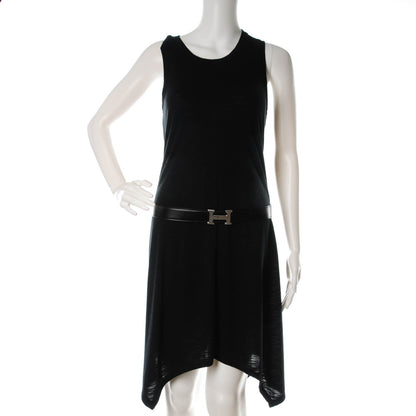 Hermes Box Togo 32mm H Belt 85 Black Gold 2 of 8