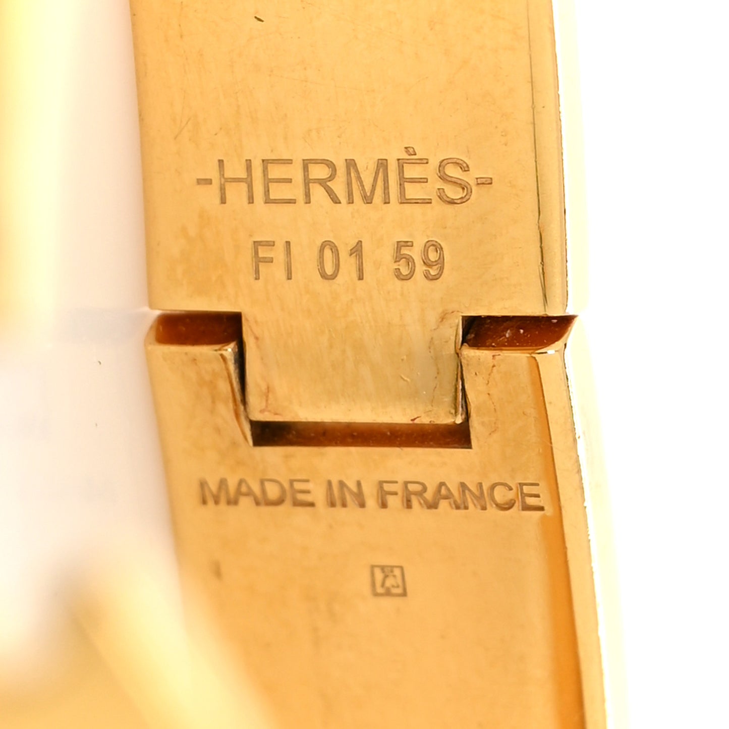 Enamel Narrow Clic Clac H Bracelet PM Black