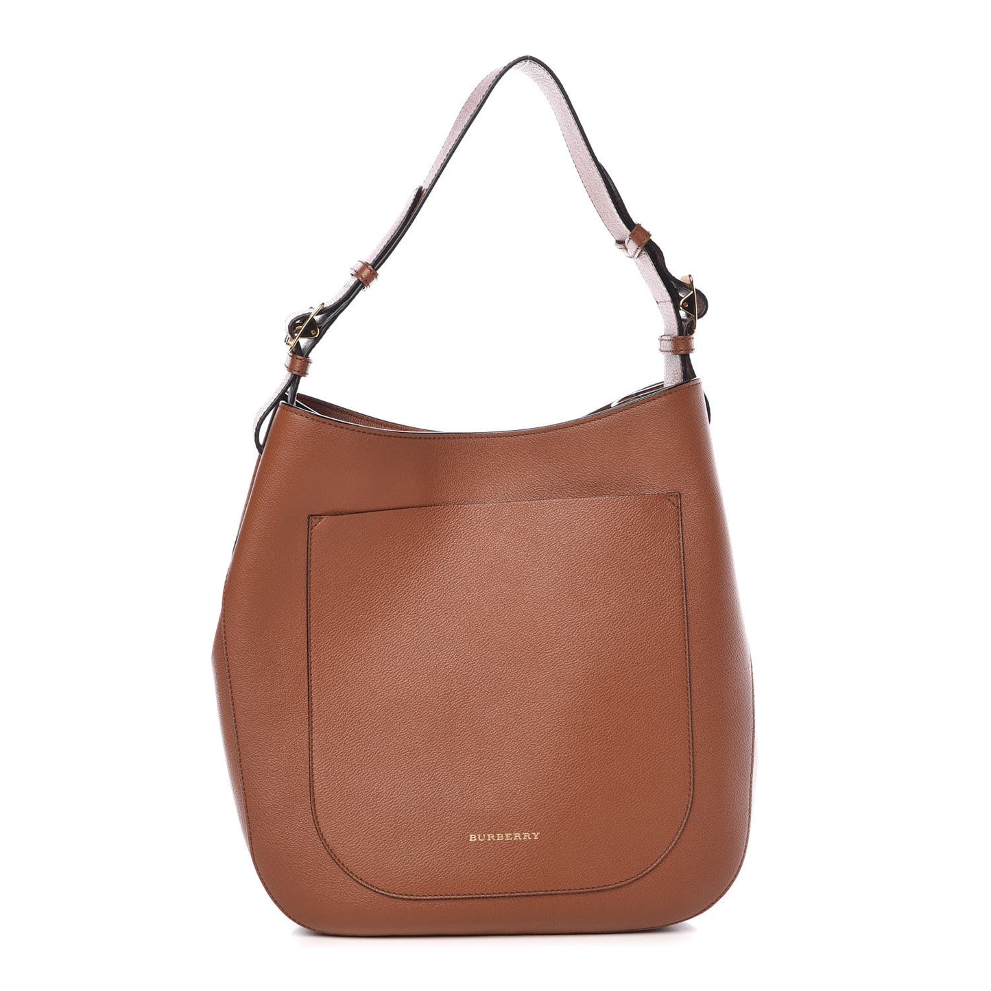 Grainy Calfskin Small Elmstone Hobo Tan