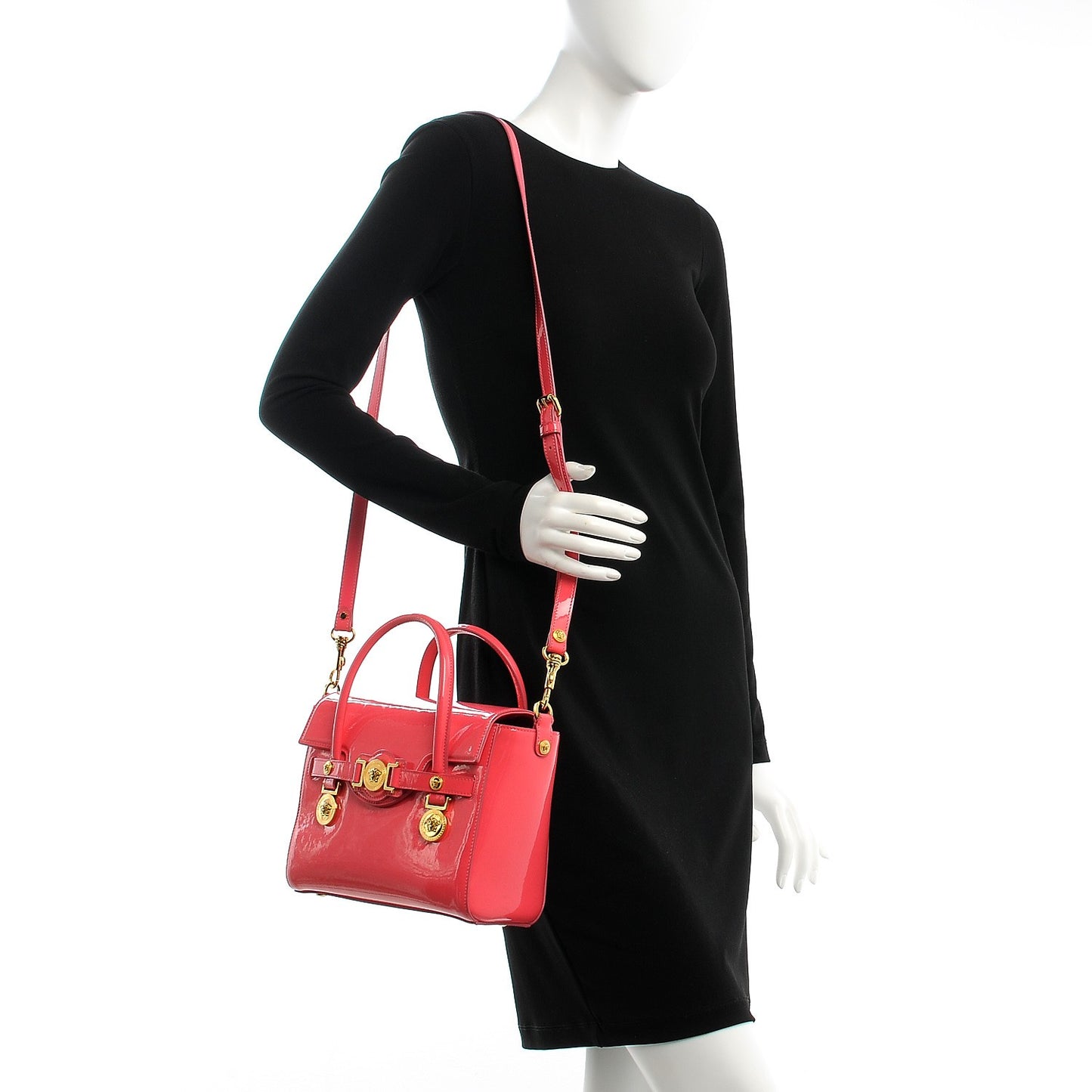 Patent Small Signature Bag Pink
