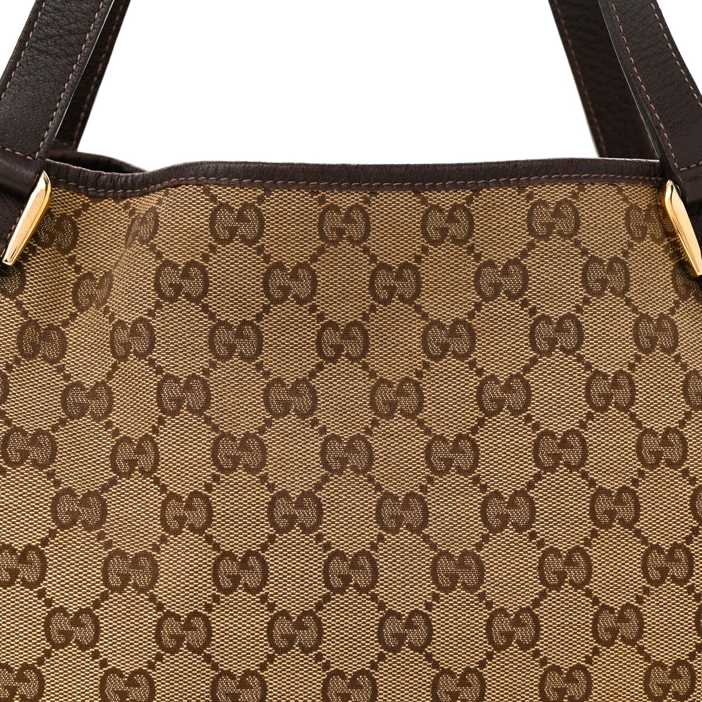 Monogram Medium Abbey Shoulder Bag Dark Brown