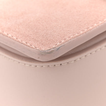 Saint Laurent Smooth Calfskin Suede Medium Bellechasse Bag Marble Pink 12 of 13