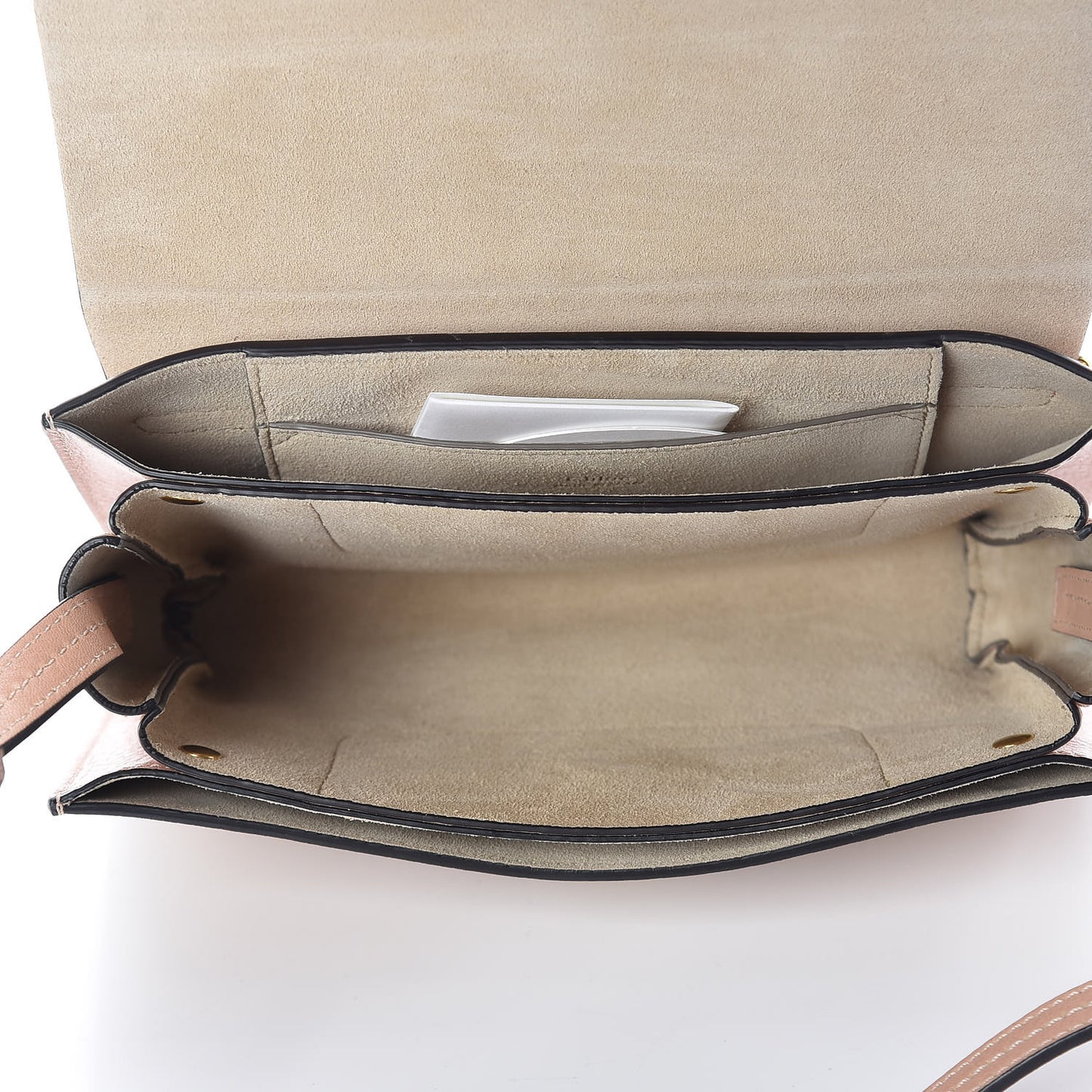 Goatskin Small Faye Shoulder Bag Biscotti Beige
