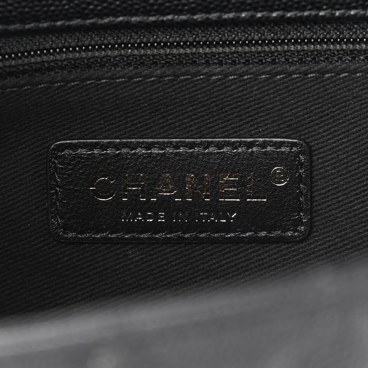 Chanel Caviar Lizard Embossed Quilted Small Coco Handle Flap Black 6 of 12