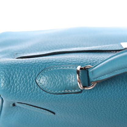 Hermes Taurillon Clemence Kelly Retourne 35 Bleu Izmir 31 of 33