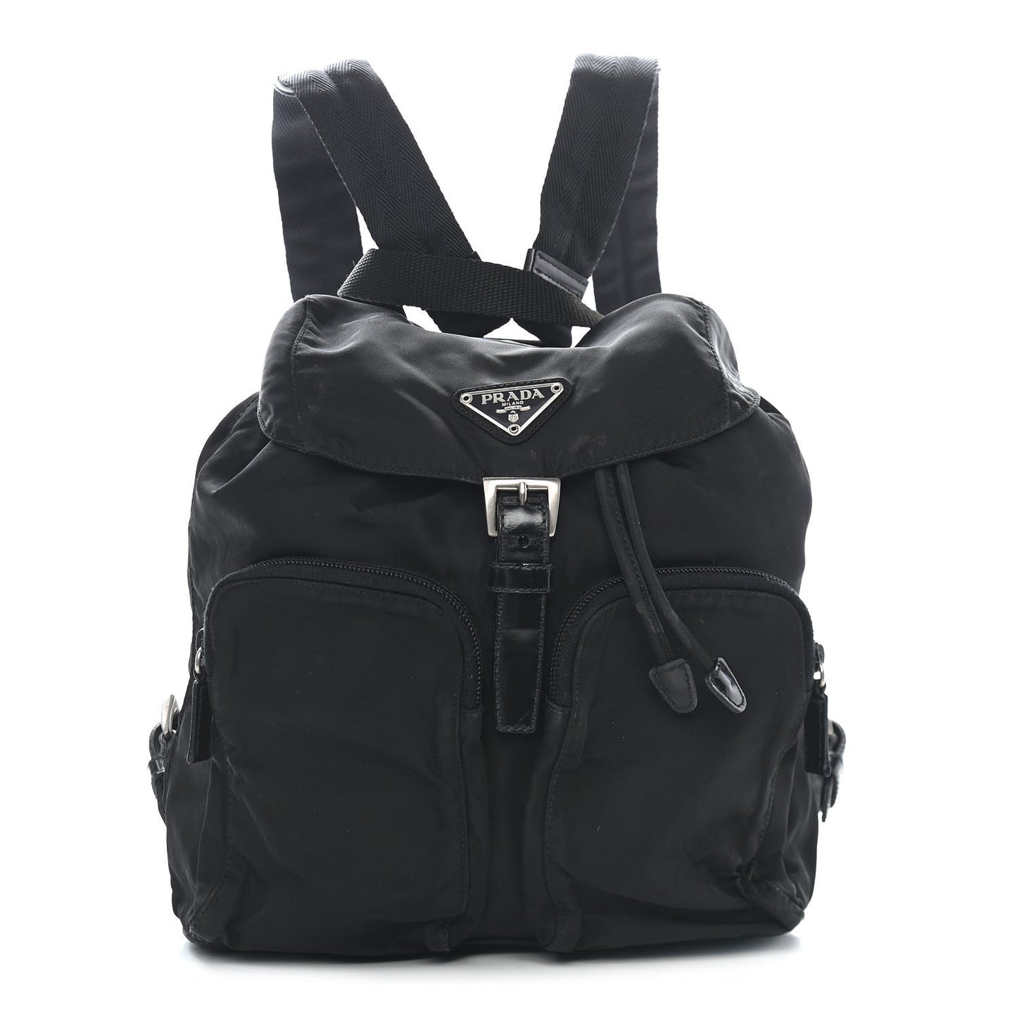 Nylon Vela Medium Backpack Black