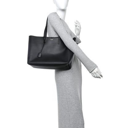 Saint Laurent Calfskin Large Shopping Tote Black 2 of 12