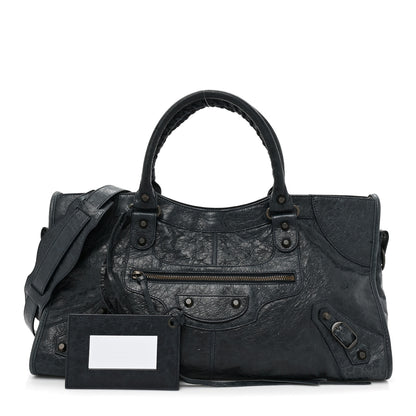 Balenciaga Agneau Classic Hardware Part Time Dark Night 1 of 12