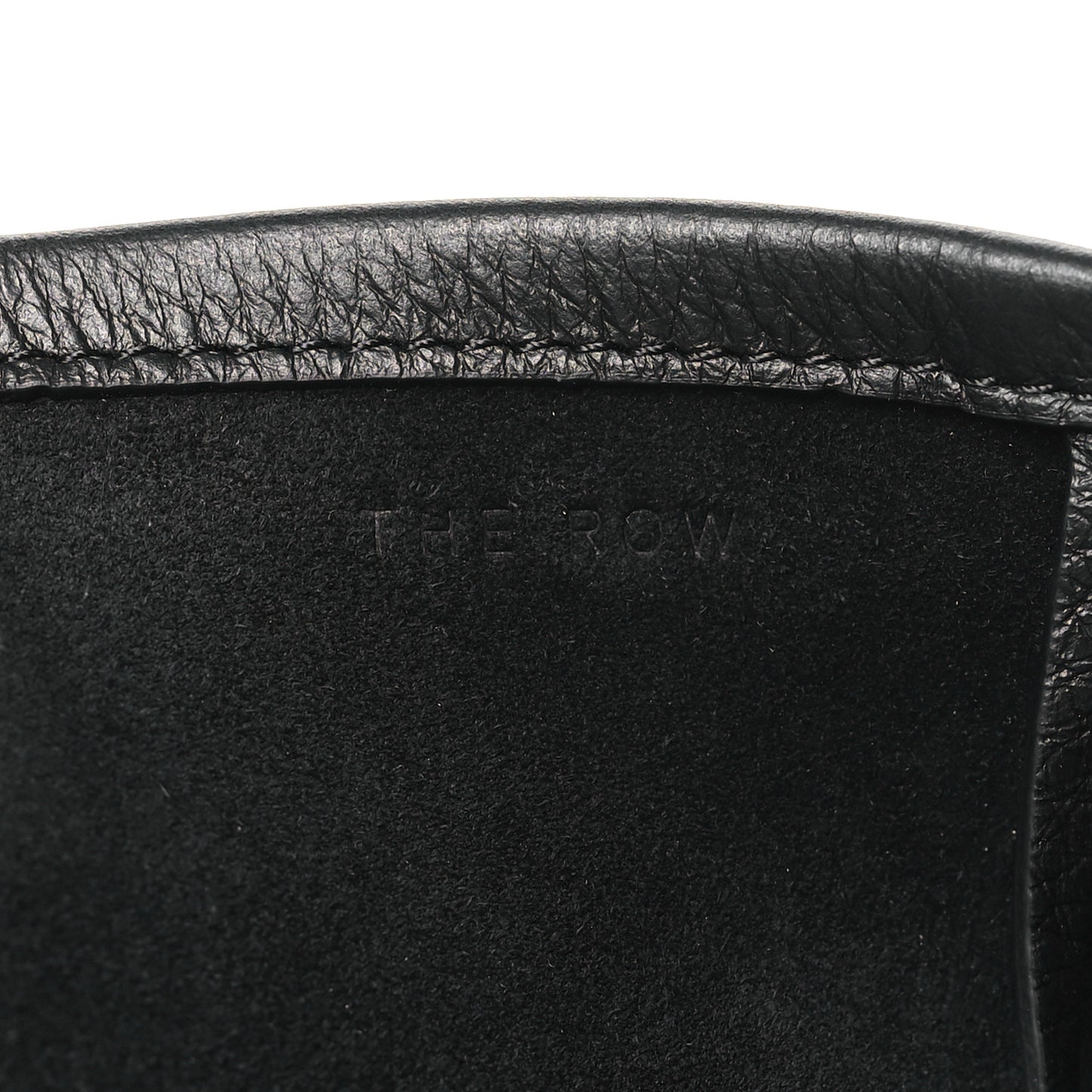 Grained Calfskin Large N/S Park Tote Black