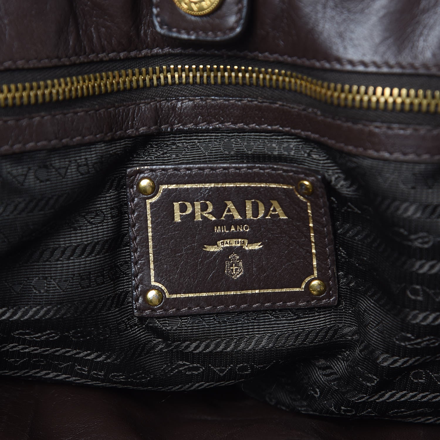 Prada Tessuto Nylon Logo Tote Green 6 of 19