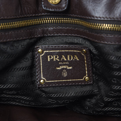 Prada Tessuto Nylon Logo Tote Green 6 of 19