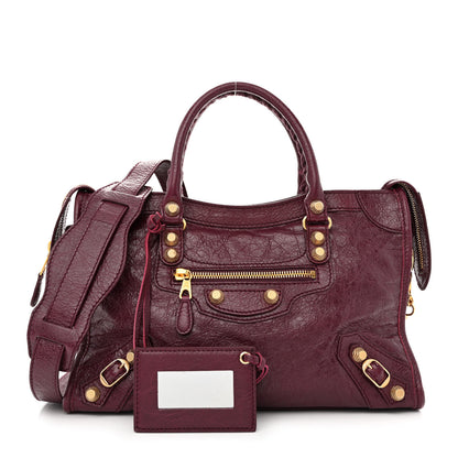 Balenciaga Agneau Giant 12 Gold Hardware S City Violet Prune 1 of 11