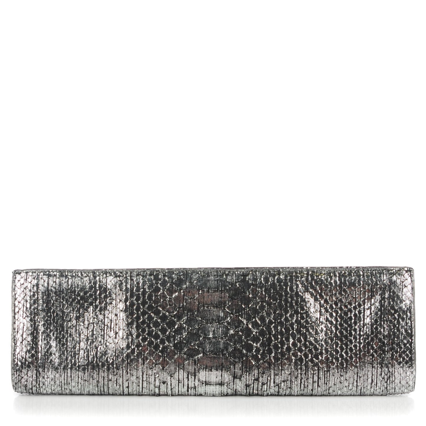 Python Razor Clutch Silver