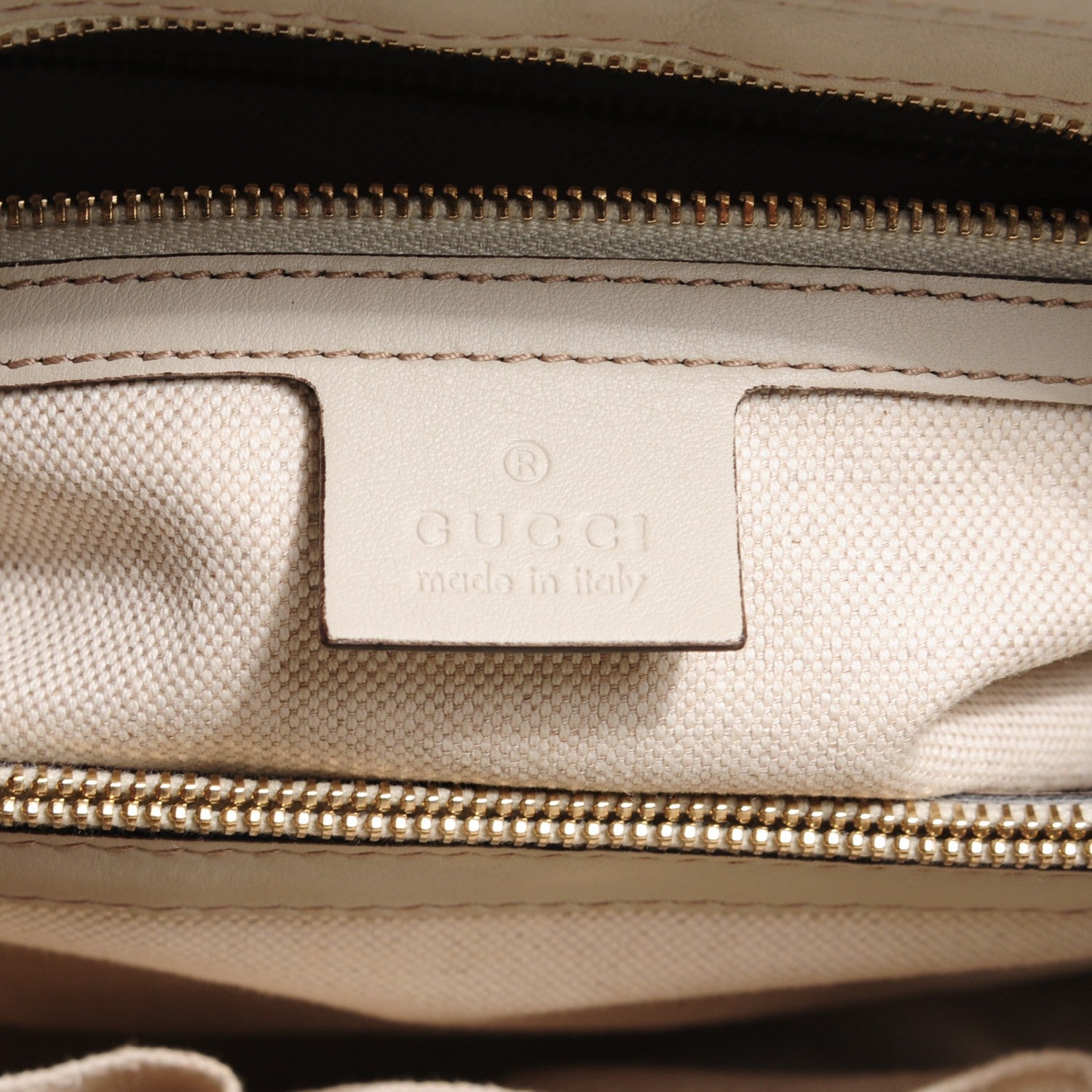 Gucci Guccissima Medium Mayfair Tote Off White 5 of 7