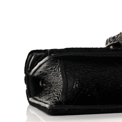 Gucci Velvet GG Monogram Super Mini Dionysus Shoulder Bag Black 6 of 7