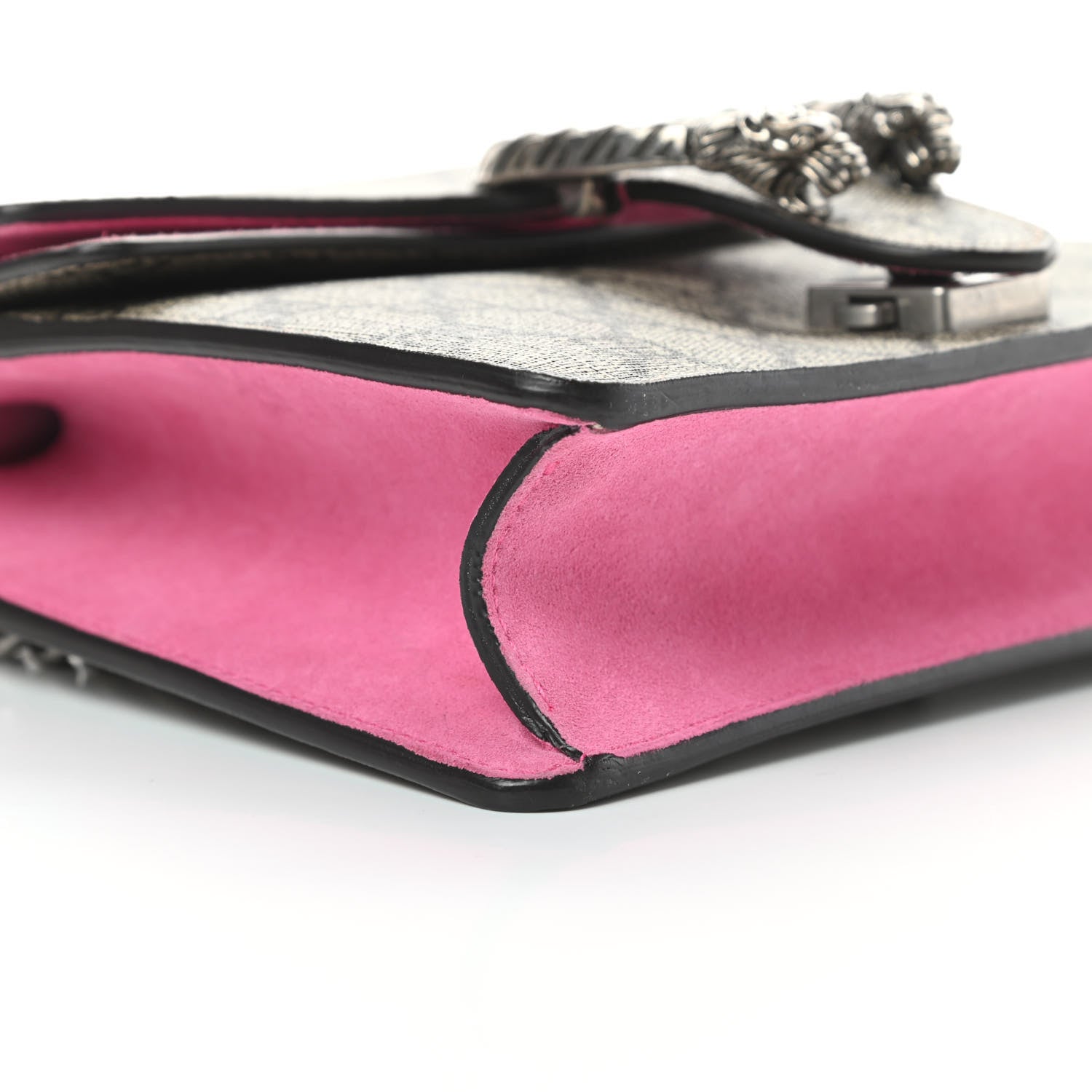 Gucci GG Supreme Monogram Mini Dionysus Shoulder Bag Pink 9 of 14
