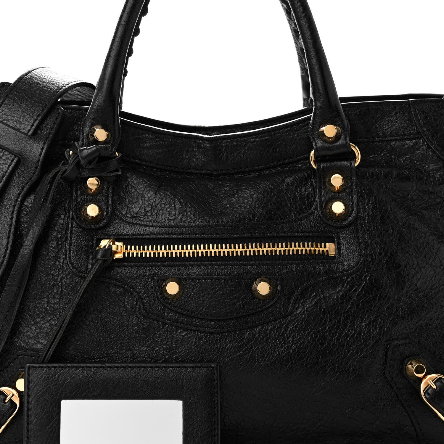Balenciaga Agneau Classic Gold Hardware S City Black 8 of 10