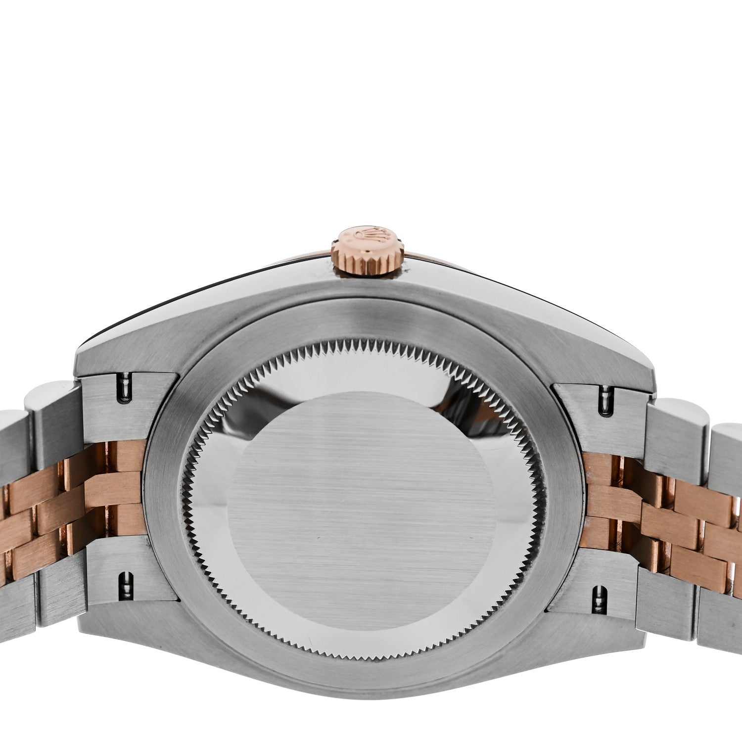 Rolex Stainless Steel 18K Everose Gold 41mm Oyster Perpetual Wimbledon Datejust Watch Slate 126331 4 of 5