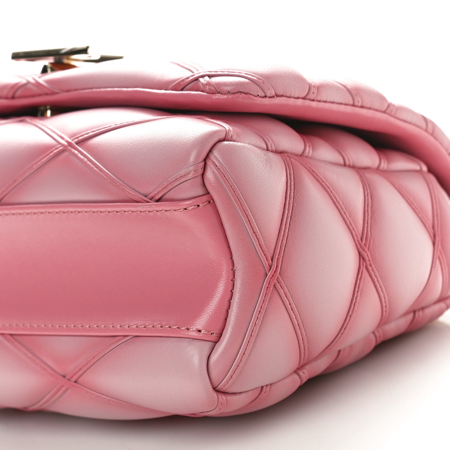 Lambskin Malletage Top Handle GO-14 MM Raspberry