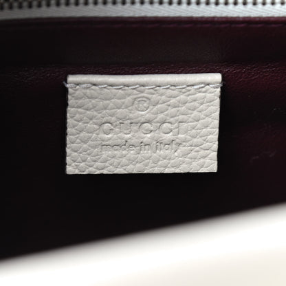 Gucci Grainy Calfskin Medium Zumi Top Handle Bag Mystic White 6 of 9