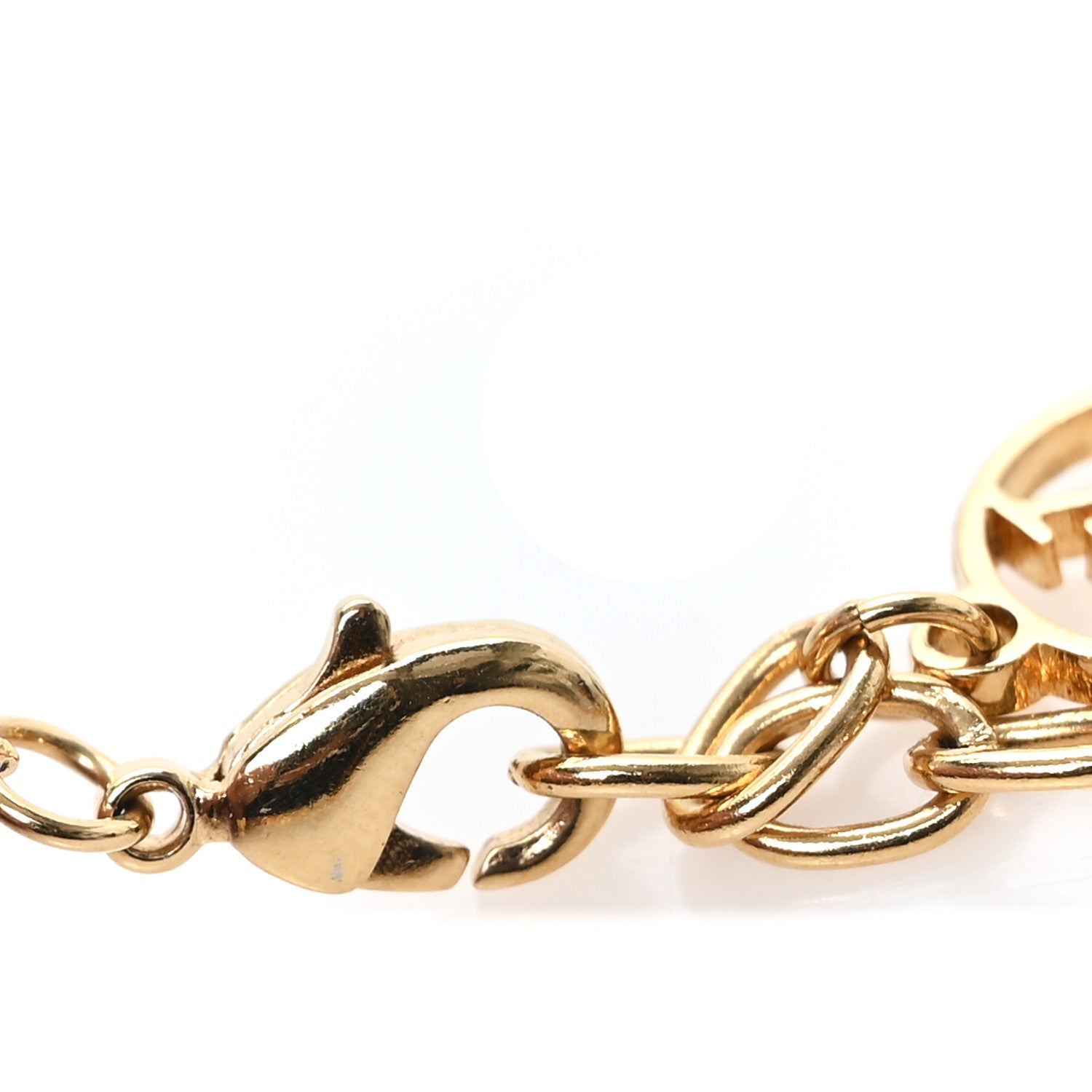 Louis Vuitton Metal Enamel LV Iconic Bracelet Gold Light Pink 6 of 7