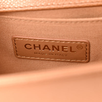 Chanel Caviar Quilted Small Boy Flap Brown 5 of 9