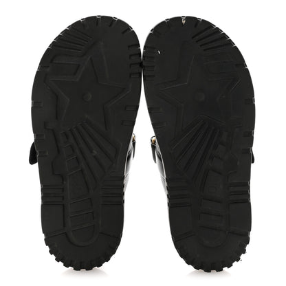 Christian Dior Lambskin Dioract 10mm Sandals 39 Black 6 of 10