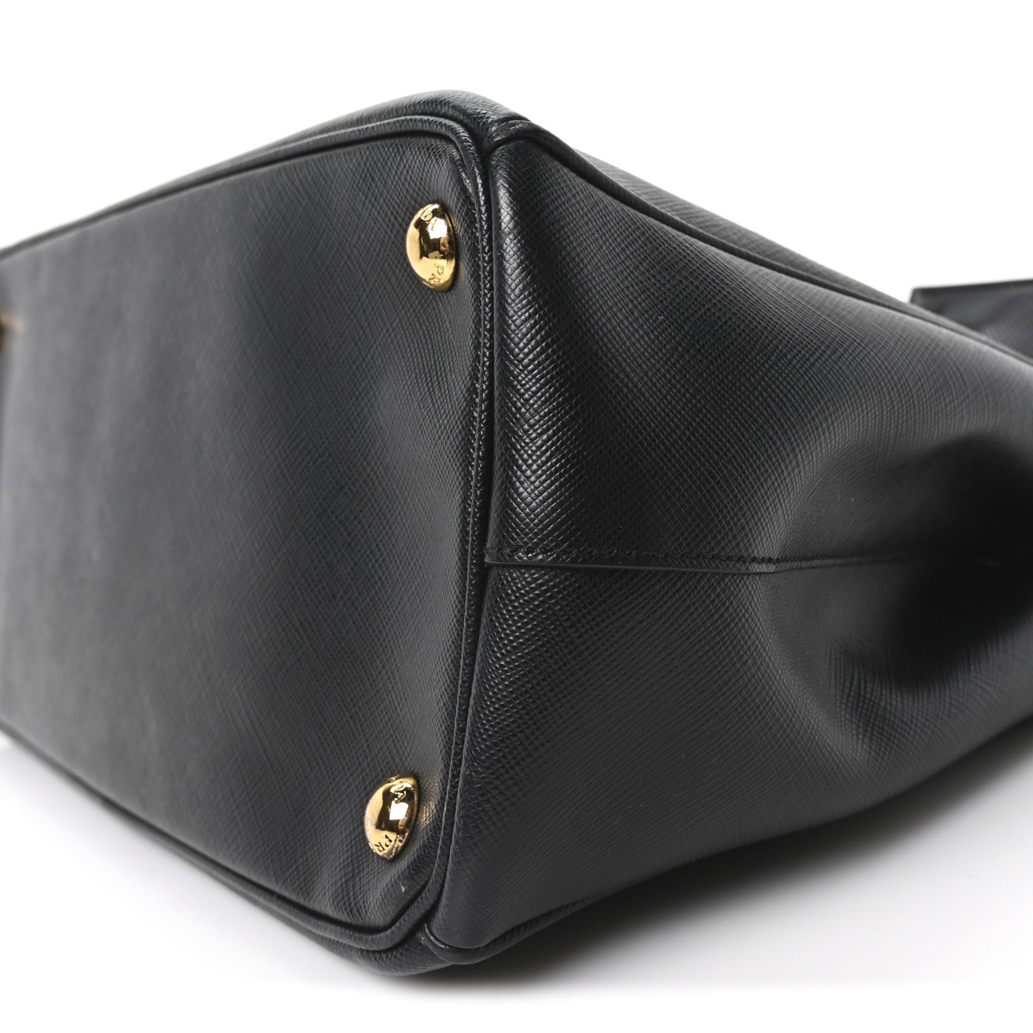 Prada Saffiano Small Galleria Double Zip Tote Black 9 of 9