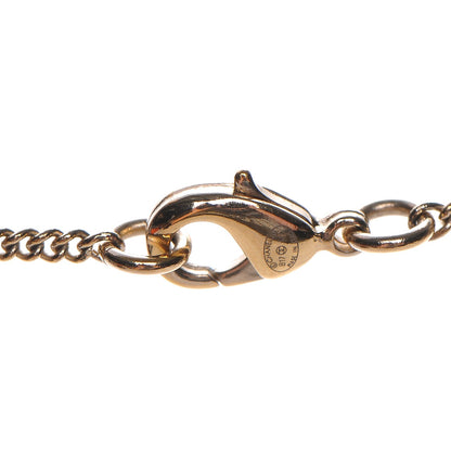 Chanel Baguette Crystal Quilted CC Pendant Necklace Gold 5 of 6
