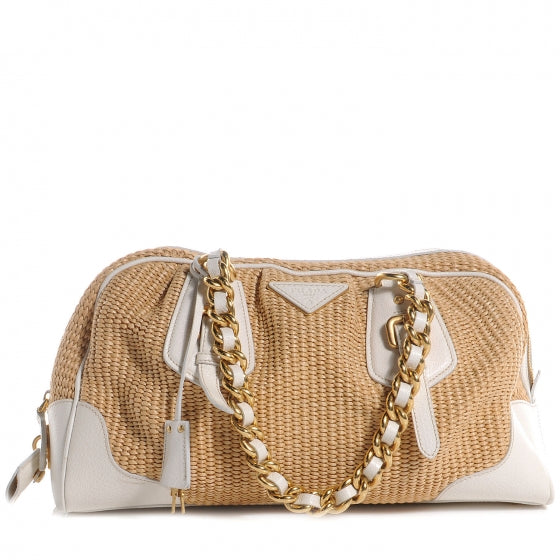 Paglia Cinghiale Tote Naturale White