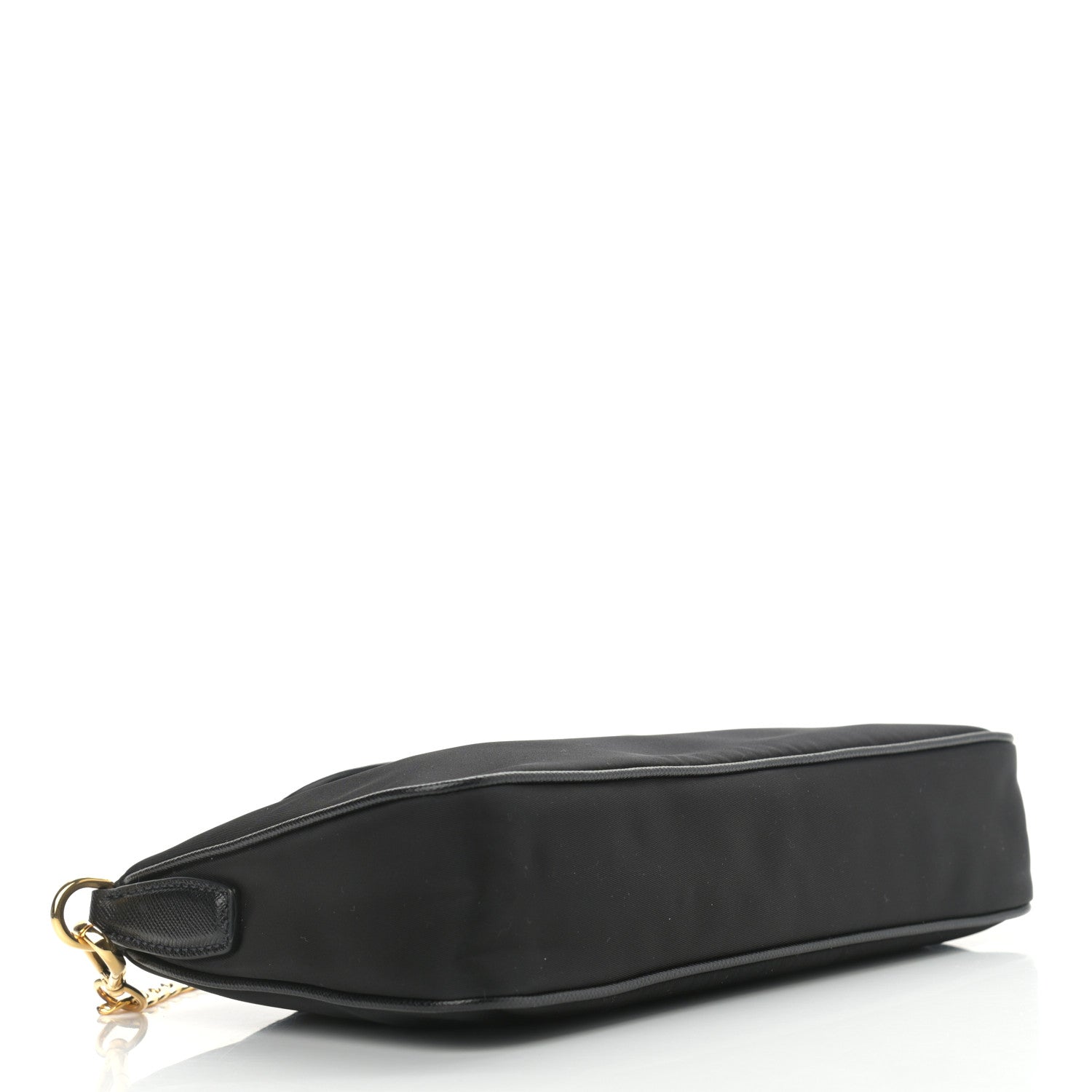 Prada Tessuto Nylon Saffiano Crossbody Bag Black 4 of 11