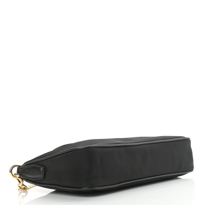 Prada Tessuto Nylon Saffiano Crossbody Bag Black 4 of 11