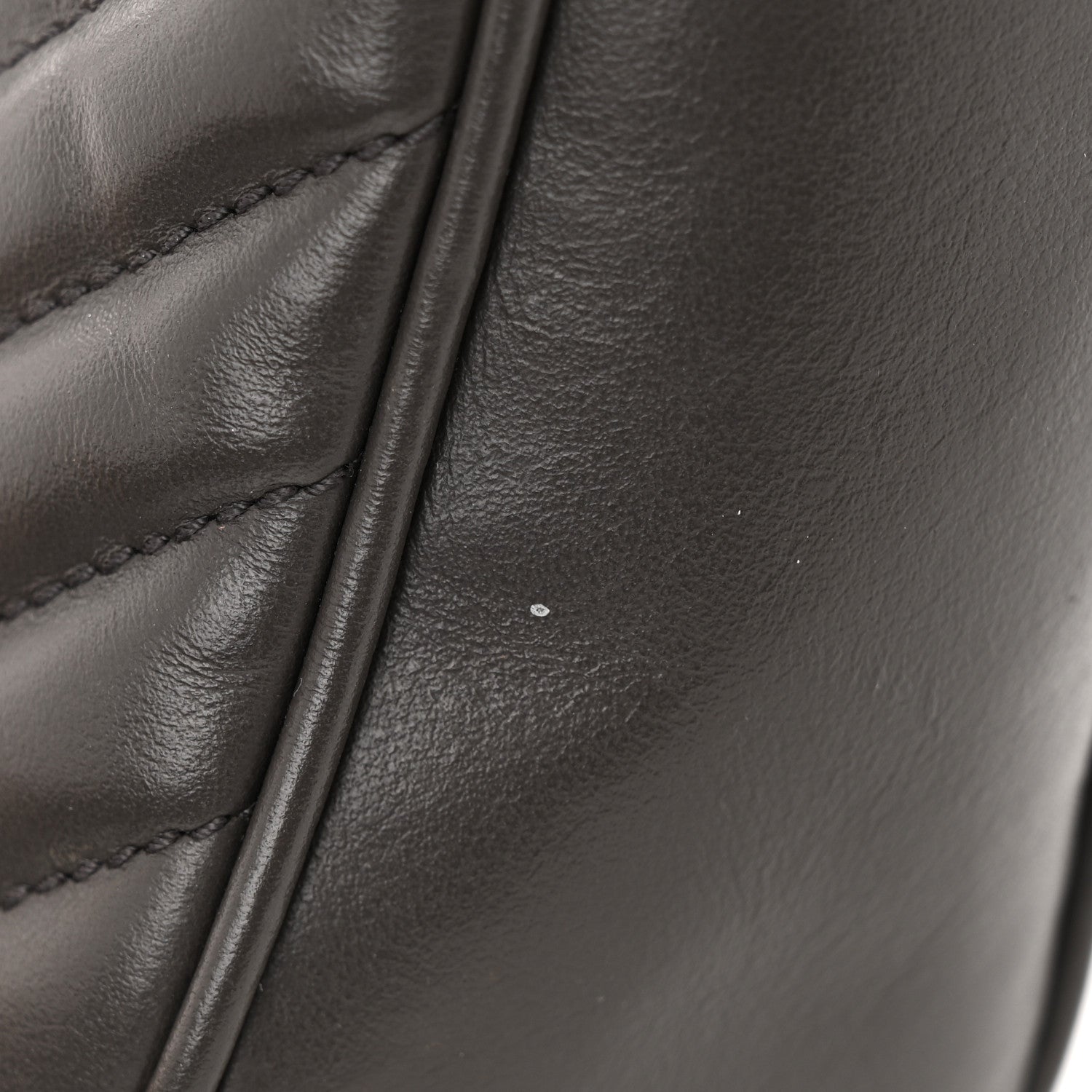 Saint Laurent Calfskin Matelasse Monogram Lou Camera Bag Storm 12 of 17
