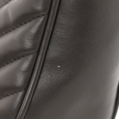Saint Laurent Calfskin Matelasse Monogram Lou Camera Bag Storm 12 of 17