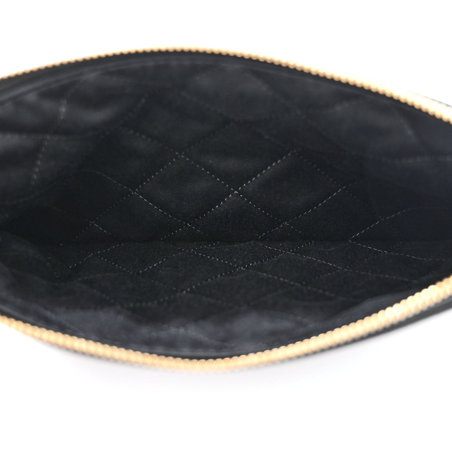 Crumpled Calfskin Quilted Chanel 22 Black