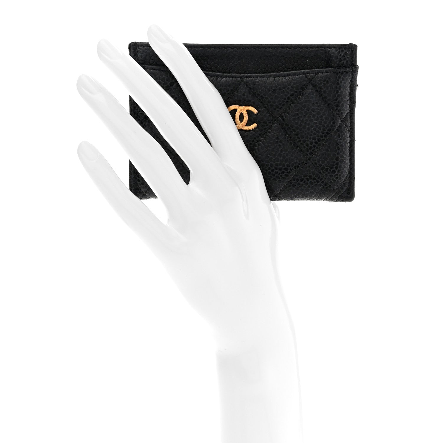 Chanel Caviar Quilted Card Holder Black 2 of 10