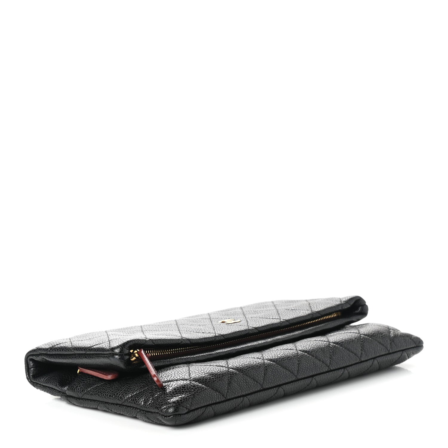 Chanel Caviar Quilted CC Beauty Clutch Black 4 of 7