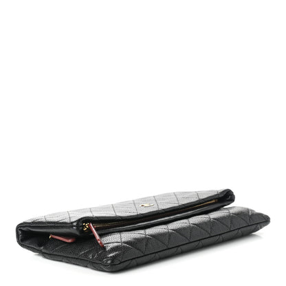Chanel Caviar Quilted CC Beauty Clutch Black 4 of 7
