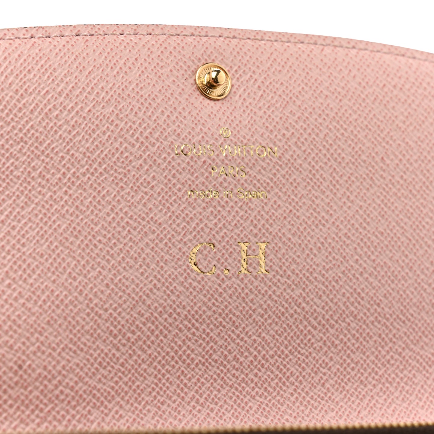 Monogram Emilie Wallet Rose Ballerine