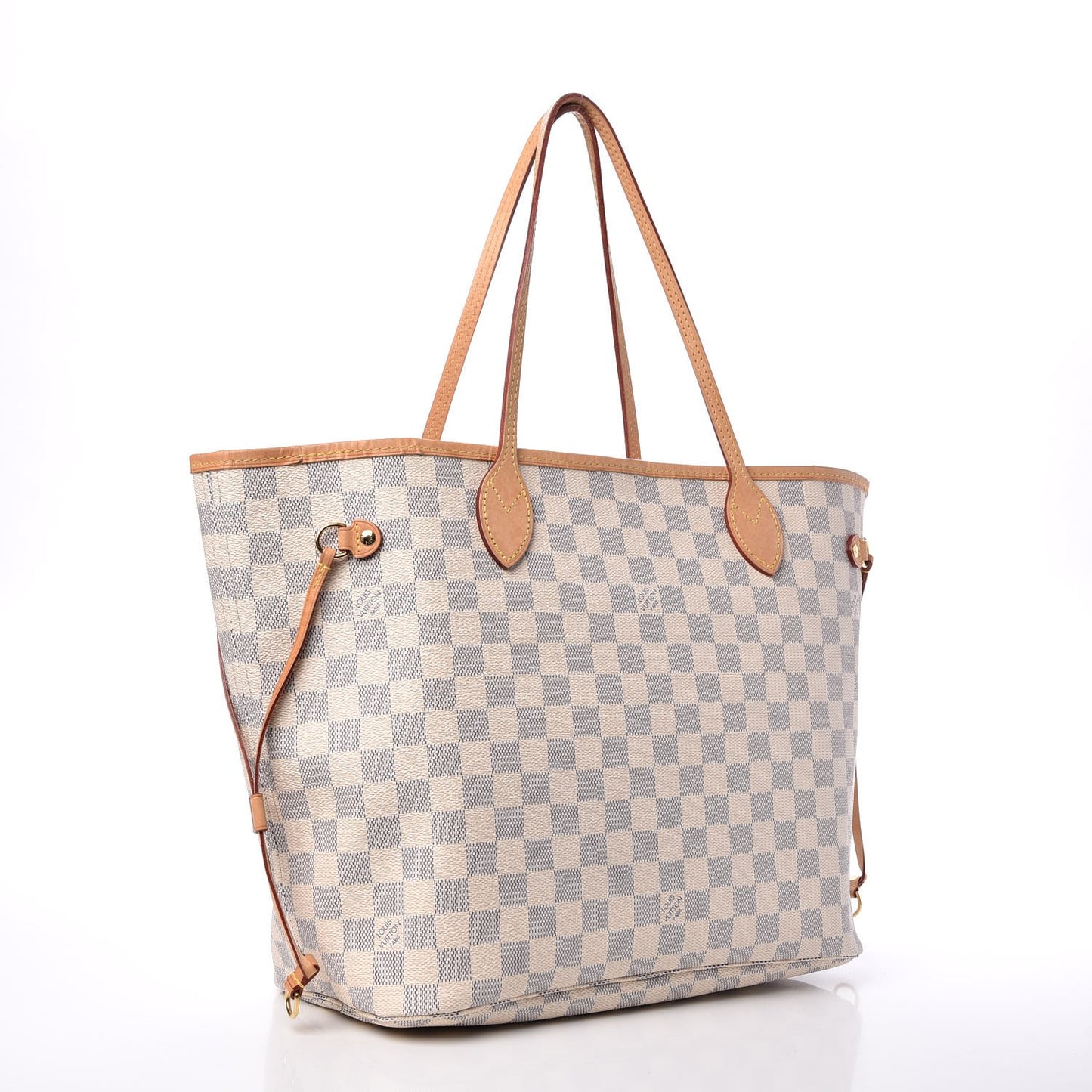 Damier Azur Neo Neverfull MM Rose Ballerine